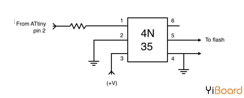 The circuit schematic needed for connecting the flash..jpg