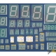 今台电子常见直插贴片数码管的PCB封装库