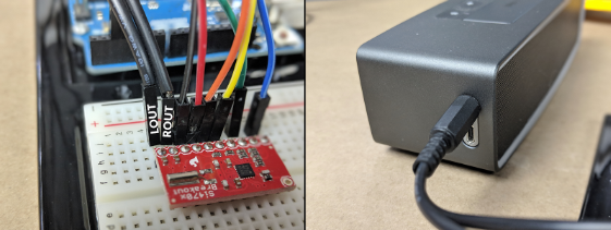 audio connections between the Si4703 breakout board and the powered speaker.png