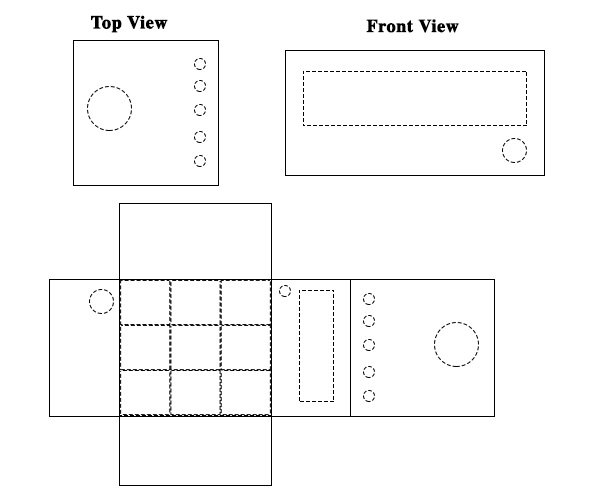 The layout for the alarm clock&#039;s casing..jpg